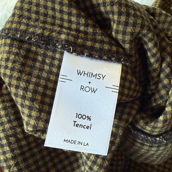 Whimsy + Row - Leanna Pant in Hunter Gingham - Size 8 - Picture 8 of 9